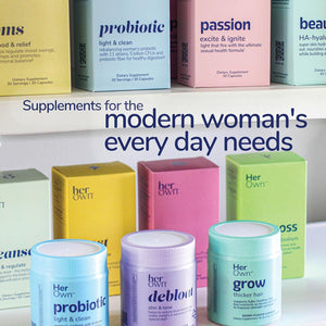 Her Own Boost, Helps Boost Energy, Supports Metabolism, Proprietary Thermogenic Blend, Green Tea Leaf Extract, Gluten and Soy Free, Vegan, 60 Capsules, 30 Servings, Small, Multi