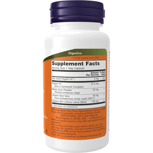 NOW Foods Supplements, Gastro Comfort, plus Mastic Gum, Aloe Vera and Slippery Elm, 60 Veg Capsules