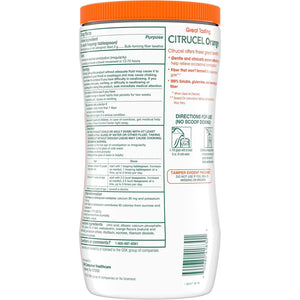 CITRUCEL Fiber Powder for Occasional Constipation Relief, Methylcellulose Fiber Powder, Orange Flavor - 30 Ounces