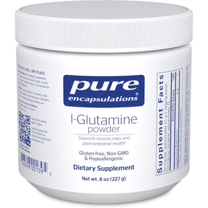 Pure Encapsulations L-Glutamine Powder - Supplement for Immune and Digestive Support, Gut Health and Lining, Metabolism, and Muscle Support* - with Pure Free-Form L-Glutamine - 8 Ounces