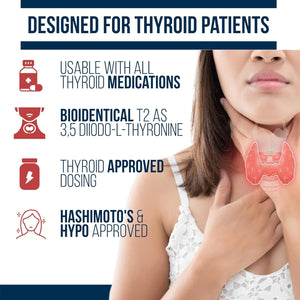 Dr. Westin Childs Essential T2 - T2 Thyroid Support Supplement with Bio-Identical 3,5 Diiodo-L-Thyronine for Hypothyroidism, Hashimoto'S, Thyroidectomy & Rai, Non GMO, 60 Day Supply