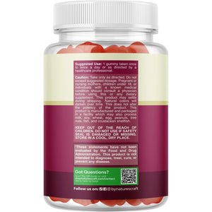 Apple Cider Vinegar Gummies with Mother - Cleanse & Detox ACV Gummies for Weight Loss, Gut Health, Bloating, Metabolism & Energy Support - ACV with Mother with B12 Vitamin, B6 & Pomegranate - 60 Ct