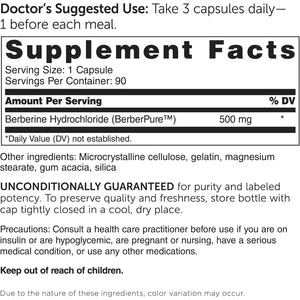 Dr. Whitaker Clinical Grade Berberine | 1,500Mg per Daily Serving | 30 Day Supply