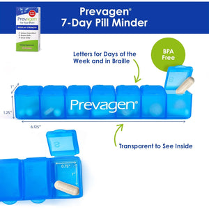 Prevagen Regular Strength - 60 Capsules (2 Month Supply) | Formulated for Your Brain | 10Mg of Apoaequorin plus Vitamin D3 with 7-Day Pill Minder