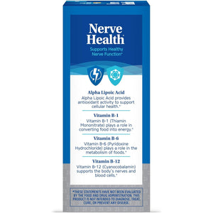 21St Century Nerve Health Tablets (30 Count), Alpha Lipoic Acid 300Mg, B1, B6, & B12 Vitamins for Nerve Function Support, Antioxidant ALA Supplement, Gluten Free. Non-Gmo, & Vegan