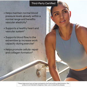THORNE - L-Arginine - Sustained-Release - Supports Heart Health, Nitric Oxide Production, Exercise Capacity & Optimal Blood Flow* - Third-Party Certified - Gluten, Dairy & Soy-Free - 120 Capsules