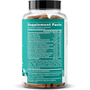 Thrive Energy Support - Naturally Fight Fatigue, Balance Hormones, Promote Focused Energy - Zinc, Selenium, Iodine - 60 Vegetarian Soft Capsules