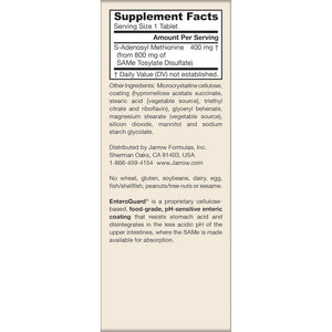 Jarrow Formulas Same Supplement 400 Mg - 60 Tablets - High Concentration of Active S,S Form - Supports Joint Health, Liver Function, Brain Metabolism, Balanced Mood & Antioxidant Defense - 60 Servings