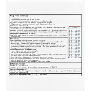 Alli Diet Weight Loss Supplement Pills, Orlistat 60Mg Capsules, 170 Count