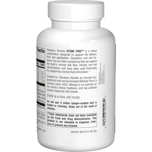 Planetary Herbals Stone Free 820 Mg Herbal Support for Kidney and Gallbladder 180 Tablet