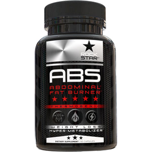 Rockstar Abs Dietary Supplement - Thermogenic Ab Fat Burner, Hyper Metabolizer - Belly Fat & 6 Pack Support, Weight Loss, GLP-1 & Metabolism Booster Pills for Men & Women – Targeted Abdominal Fat Loss