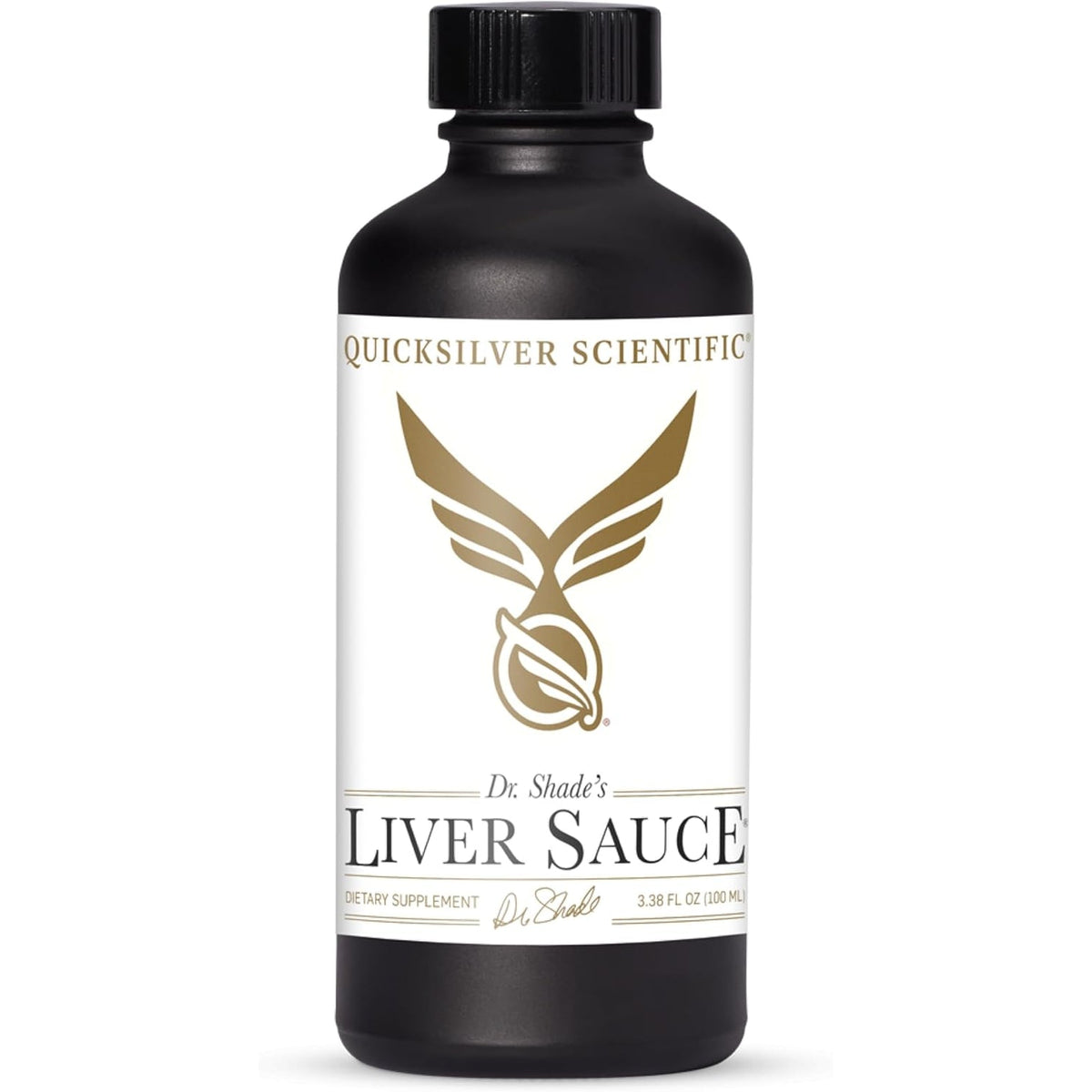Quicksilver Scientific Liver Sauce - Liposomal Liver Detox with DIM, Quercetin, Lipoic Acid, Milk Thistle and Dandelion Root Supplement - Supports Bile & Toxin Momentum (100 Ml / 3.38 Oz)
