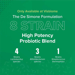 Visbiome® GI Care - High Potency Probiotic - 112.5 Billion CFU Live Probiotics, Original De Simone Formulation, Made in USA, 60 Capsules.