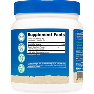 Nutricost Organic Maca Root Powder (1 LB)