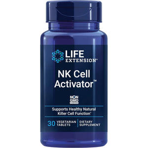 Life Extension NK Cell Activator™, Immune Support, Natural Killer Cell Activity, Enzymatically Modified Rice Bran, Non-Gmo, Vegetarian, 30 Tablets