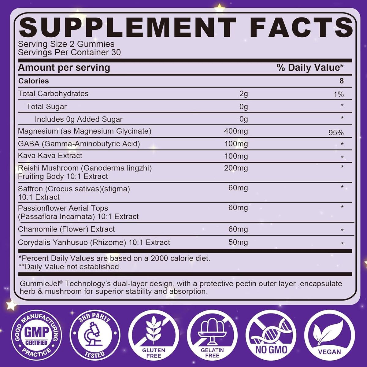 NEVISS Reishi Mushroom Sleep Gummies - Melatonin Free Sleep Gummies for Adult | Reishi, Saffron, Magnesium, GABA & Chamomile - Non-Habit Forming, Help for Deep Relaxation - Vegan, Berry Flavor, 1Pack