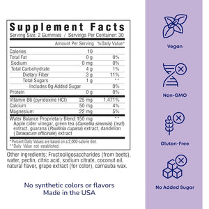 Her Own Debloat Gummy, Bloating and Gas Relief, Helps Reduce Water Retention, Supports Energy, with Apple Cider Vinegar and Dandelion, Gluten and Soy Free, Vegan, 60 Gummies, 60 Servings