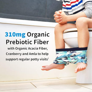 Garden of Life Dr. Formulated Probiotics Organic Kids+ plus Vitamin C & D - Berry Cherry - Gluten, Dairy & Soy Free Immune & Digestive Health Supplement, No Added Sugar, 30 Chewables (Shelf Stable)