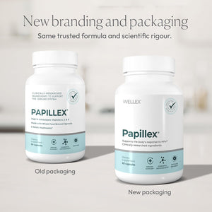 Papillex Dietary Supplement Tablets All Natural Immune Support - Immunity Defense - Best Immune System Booster - Organic 60 Capsules Bottle (Single Bottle)