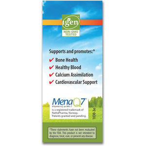 Carlson - Super Daily K2, 45 Mcg Liquid Vitamin K, Bone Health, K2 Vitamin, Vitamin K Supplement, Vitamin K-2 MK7, Unflavored, 360 Drops (10.16 Ml)