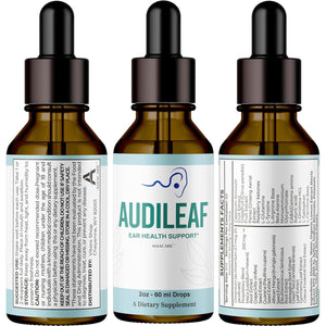 Audileaf Drops – Advanced Audileaf Drops Liquid Premium Formula All Natural Ear Health Support, Audileafdrops Daily Support Maximum Strength General Health & Wellness, 1 Bottle for 1 Month