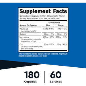 Nutricost ZMA 180 Capsules - Non-Gmo and Gluten Free ZMA Supplement