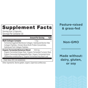 Ancient Nutrition Collagen Peptides Pills, Hydrolyzed Multi Collagen Supplement, Types I, II, II, V & X, Supports Healthy Skin and Nails, Gut Health and Joints, 90 Capsules