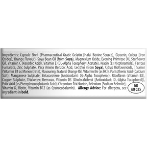Wellwoman Vitabiotics Advanced Vitamin & Mineral Formula with Evening Primrose & Starflower Oils 30 Capsules