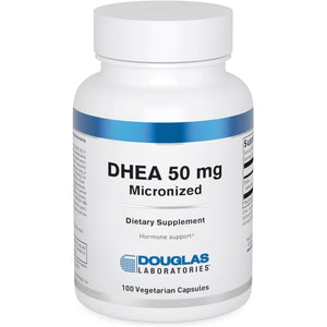 Douglas Laboratories DHEA 50 Mg Capsules - Micronized - Supports Hormone Balance, Immunity, Brain, Bone Health & Metabolism* - Non-Gmo - 100 Vegetarian Capsules