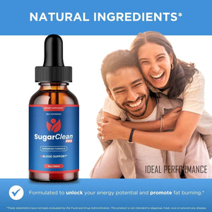Sugar Clean Pro Drops, Official Sugarclean Pro Advanced Blood Formula Supplement - Maximum Strength, All Natural Healthy Circulation & Stable Levels, Sugarcleanpro Health Support Reviews (1 Pack)