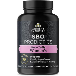 Ancient Nutrition Probiotics for Women, Once Daily Women'S Probiotics 30Ct, Digestive Support and Reduces Occasional Bloating, Made with Chaste Tree Berry and Amla Berry, 25 Billion Cfus*