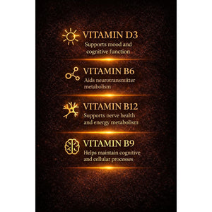 Best Brain Supplement for Memory and Focus - L-Theanine, Lion'S Main, Vitamin B6, B12, D3, Folate, L-Tyrosine, Bacopa Monnieri, Alpha GPC, Theacrine, 30Mg of Natural Caffeine (60 Count)