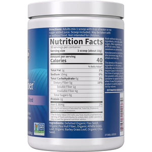 Garden of Life Organic Unflavored Fiber Powder Detox Blend with Chia, Alfalfa & Barley for Herbal Cleanse, Gut Health Support - Detoxifiber - Non-Gmo, Gluten-Free, Psyllium Free, Vegan, 30 Servings