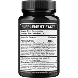 Steel Power - Steel Power Pills All Natural Maximum Strength, Daily Steelpower Capsules Premium Advanced Support Formula for Overall Health & General Wellness, 60 Capsules for 1 Month