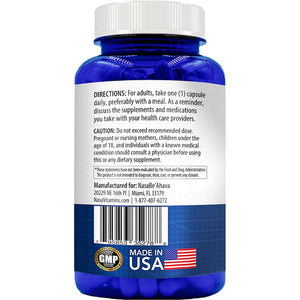 Extra Strength Sam-E Supplement | Same S-Adenosyl-L-Methionine 1000Mg per Serving for Bone and Mood Support Supplement | Made in the USA Non-Gmo and Gluten Free (45 Day Supply) (Single)