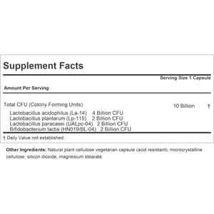 ANDREW LESSMAN Friendly Flora Probiotic 180 Capsules - 10 Billion CFU, Comprehensive Blend of Five Probiotic Strains, Powerful Immune and Digestive Support. Probiotics for Women or Men