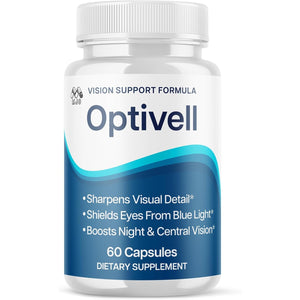 Optivell Eye Capsules, Official Optivell Eye Vitamin Pills with All Natural Ingredients, Advanced Vision Formula Supplement Pills Supporting Ocular Health and Wellness Naturally (60 Capsules)