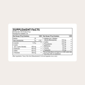 THORNE - Amino Complex - Clinically-Validated EAA and BCAA Powder for Pre or Post-Workout - Promotes Lean Muscle Mass & Exercise Recovery* - Berry - NSF Certified for Sport - Dairy-Free - 30 Servings