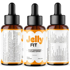 Jelly Fit Drops - Official Jellyfit Oral Liquid Drops Advanced Premium Formula Maximum Strength, All Natural Ingredients Vitamins for Overall Health & Wellness Reviews, 1 Bottle for 1 Month