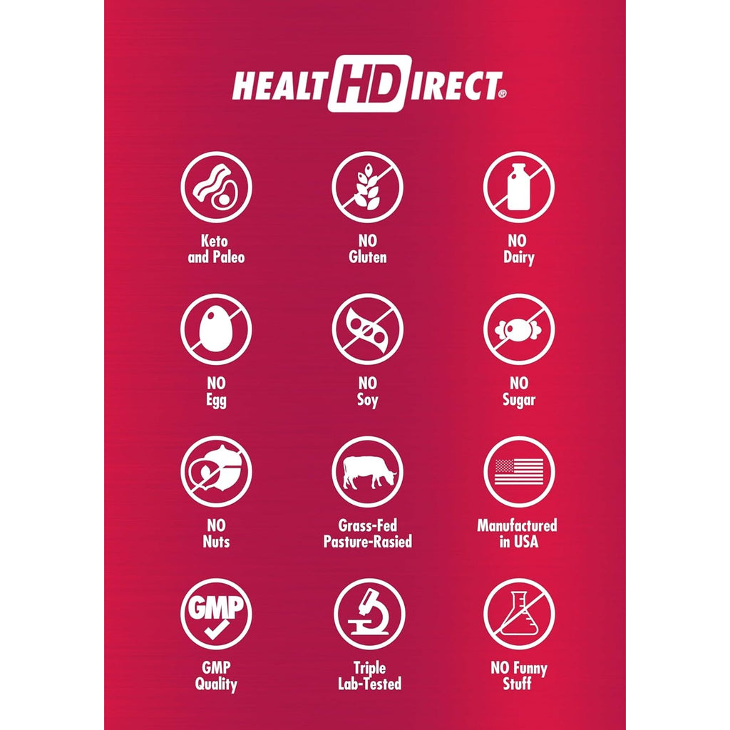 HEALTH DIRECT Aminosculpt Sugar-Free Collagen Supplement - High Potency Medical-Grade Protein for Hair, Skin, Nails & Joints, Grass-Fed, Non-Gmo, Liquid Collagen - Tart Cherry - 30 Fl Oz