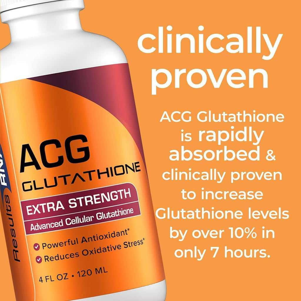 Results RNA - ACG Glutathione Extra Strength Immune Boost – Powerful Antioxidant & Immune Boost Formula in a Great Tasting Spray. Recommended by Doctors Worldwide ( 2 Oz )