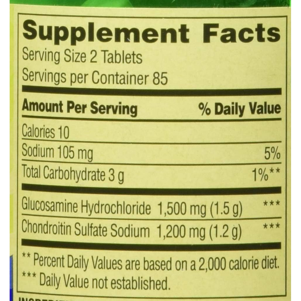 Spring Valley - Glucosamine Chondroitin, Triple Strength, 340 Tablets, Twin Pack