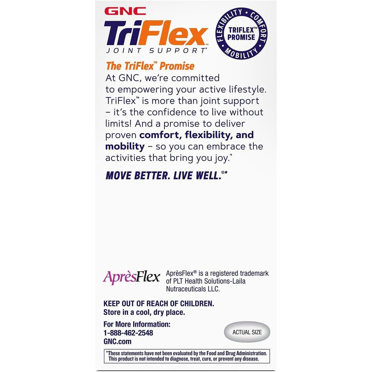 GNC Triflex Fast-Acting 2.0, Improves Joint Comfort and Stiffness, Clinical Strength Doses of Glucosamine/Chondroitin and Boswellia- plus Turmeric, 240 Caplets