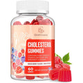 Cholesterol Supplement with Plant Sterols & Stanols, Guggul, Bergamot Orange Extract, Red Yeast Rice, Plant Sterols Complex Gummies, Mixed Berry Flavor, 60 Counts