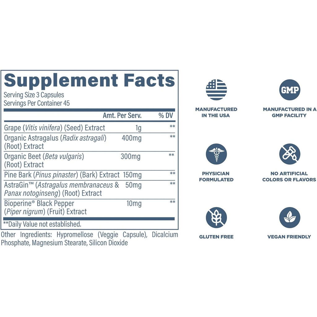 Revive MD Kidney Support Supplement for Men & Women – Kidney Cleanse & Detox Capsules for Overall Health & Function – Vegan-Friendly, Gluten-Free & Soy-Free (135 Vegetarian Capsules, 45 Servings)