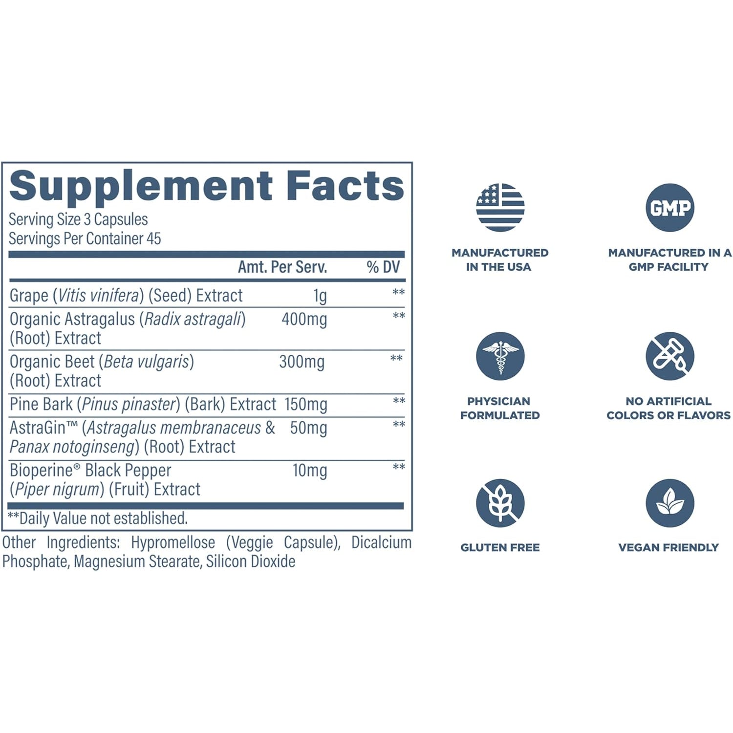 Revive MD Kidney Support Supplement for Men & Women – Kidney Cleanse & Detox Capsules for Overall Health & Function – Vegan-Friendly, Gluten-Free & Soy-Free (135 Vegetarian Capsules, 45 Servings)