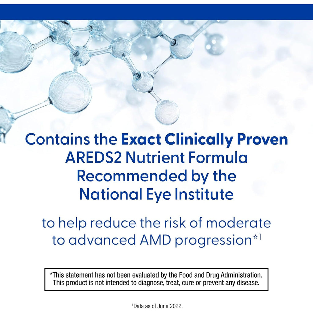 Preservision AREDS 2 Eye Vitamins, #1 Eye Doctor Recommended Brand, Lutein and Zeaxanthin Supplement with Vitamin C, Vitamin E, Zinc, and Copper, 120 Softgels (Minigels)