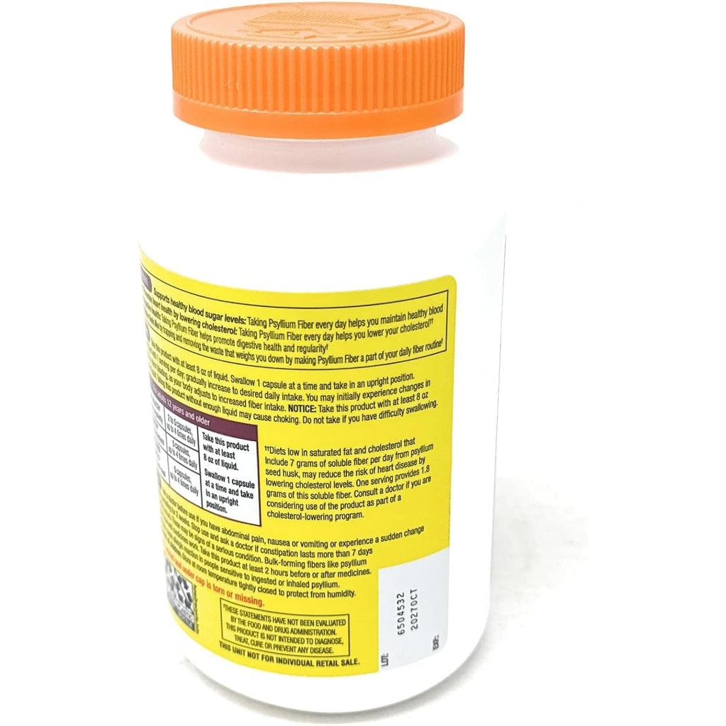 Fiber Capsules Kirkland Therapy for Regularity/Fiber Supplement, 360 Capsules - Compare to the Active Ingredient in Metamucil Capsules