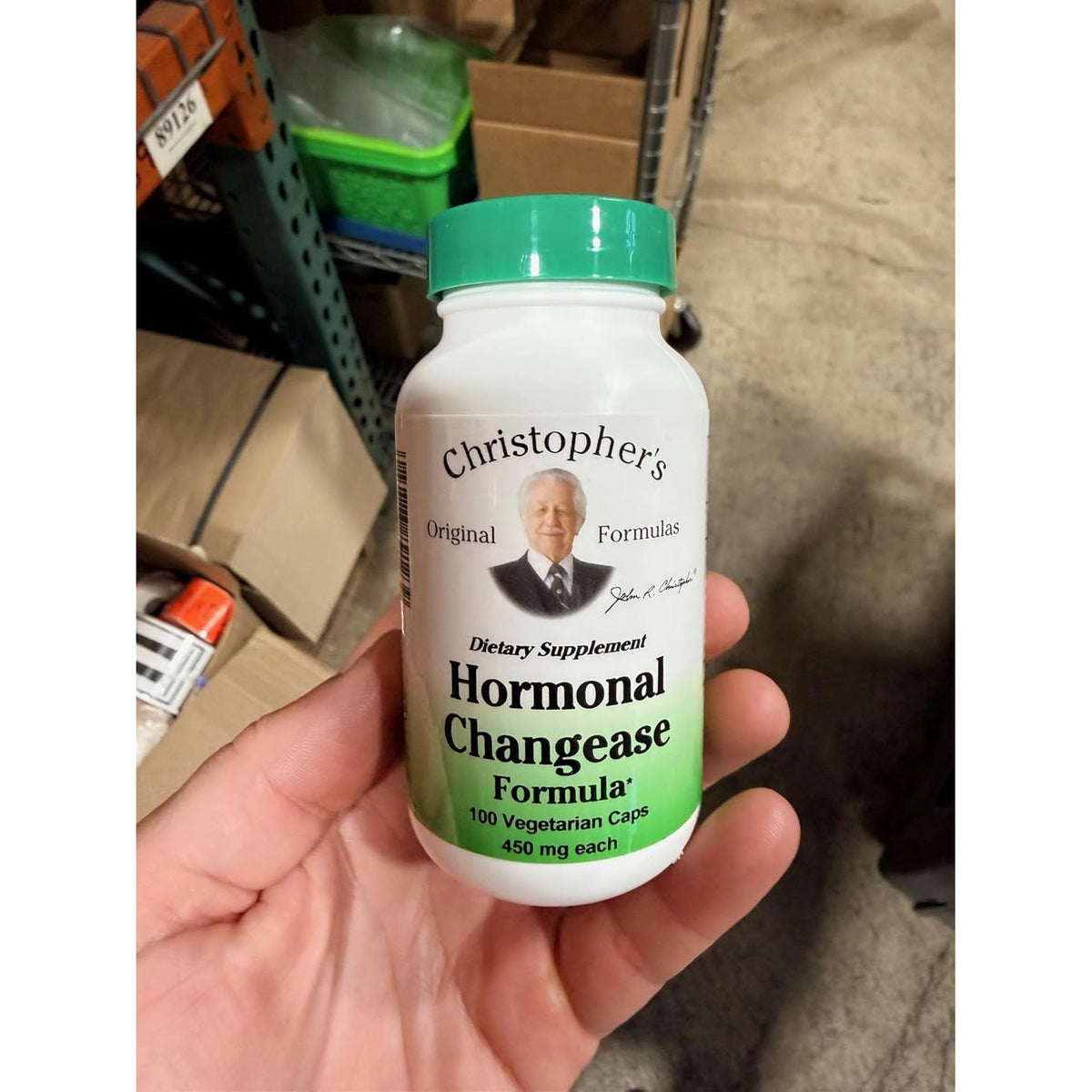 Christopher'S Original Formulas Hormonal Changease Formula – 450 Mg – 100 Vegetarian Capsules – Herbal Menopause Support