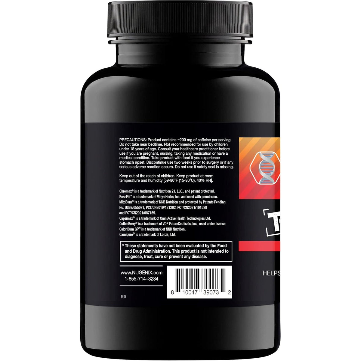 Nugenix Thermo-X: Thermogenic Fat Burner Supplement for Men, Extreme Metabolic Accelerator, 60 Count